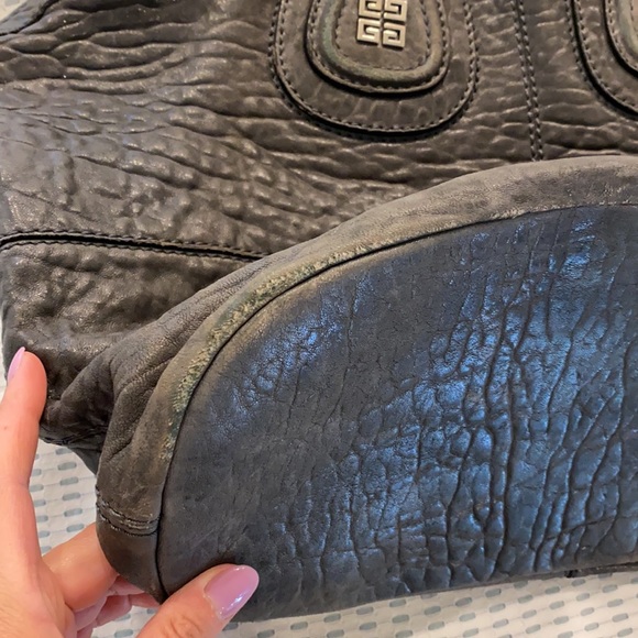 Givenchy Nightingale textured lambskin grey - Picture 8 of 14